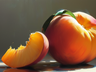 每天一个桃子，健康生活的艺术，每日一桃，健康